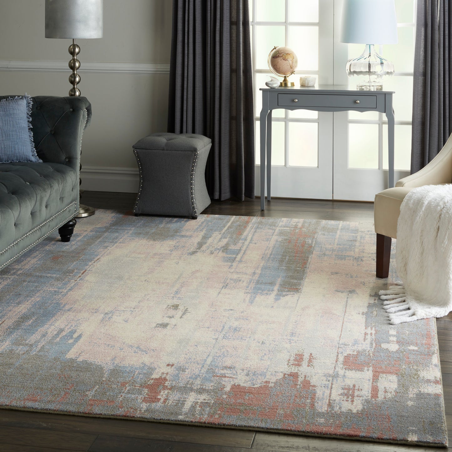 Nourison Home Artworks  Multicolor  Contemporary
