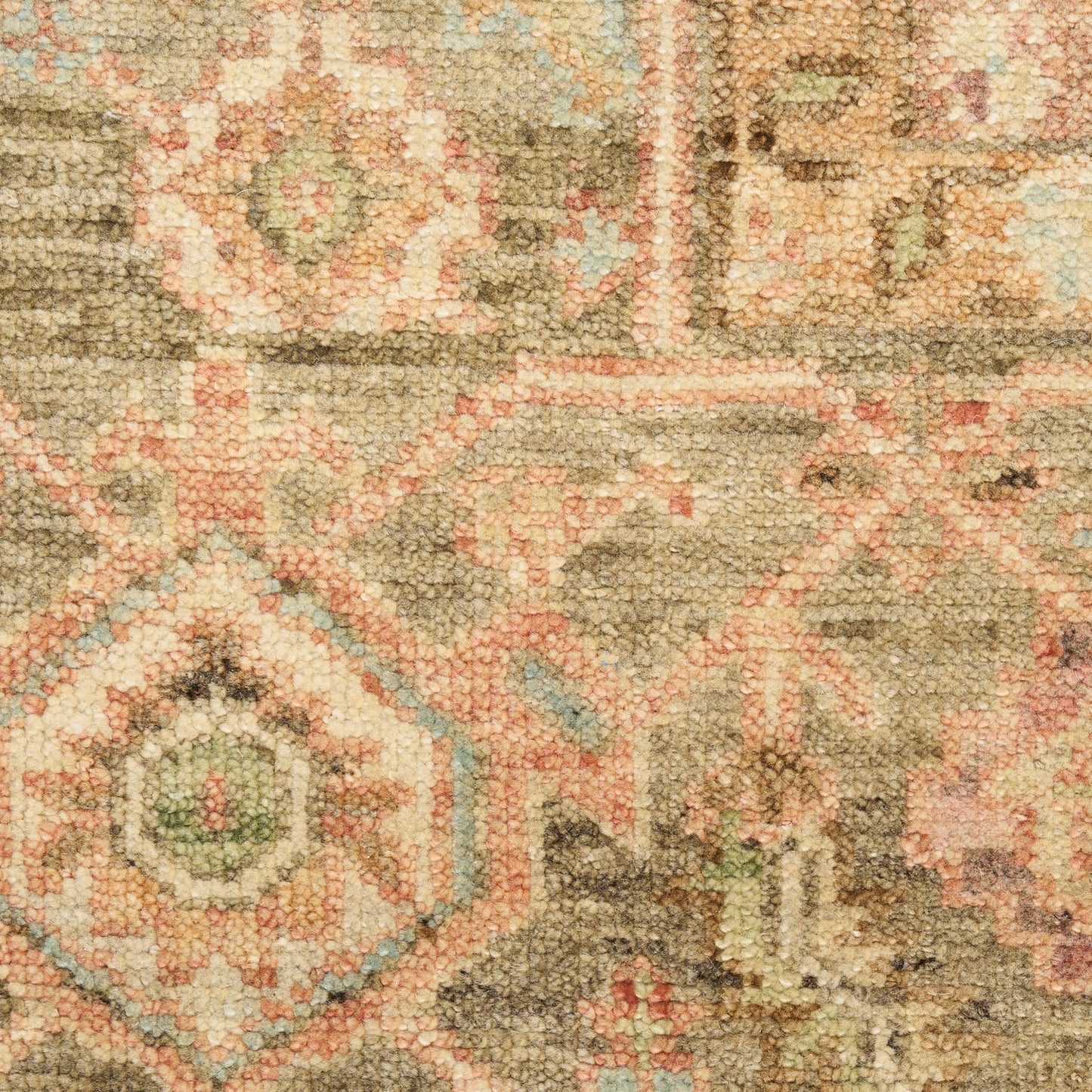 Nourison Home Heritage Vine  Rust  Traditional