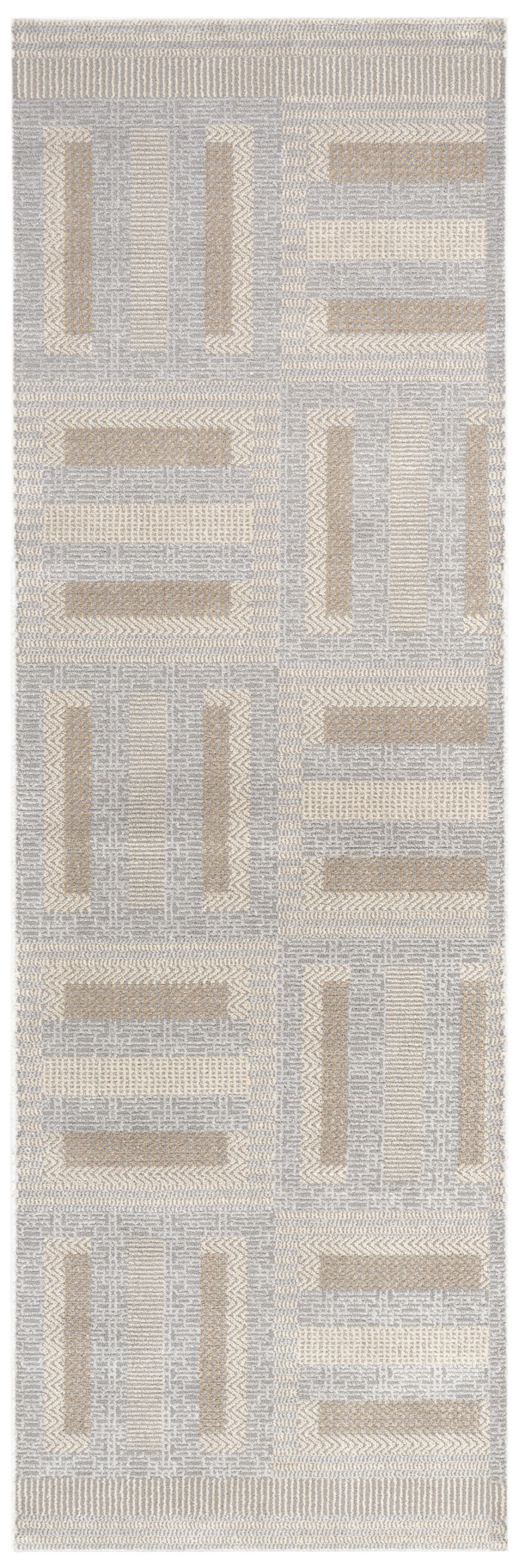 Nourison Home Nordic NRC11 Grey Multicolor Contemporary Power-loomed Rug