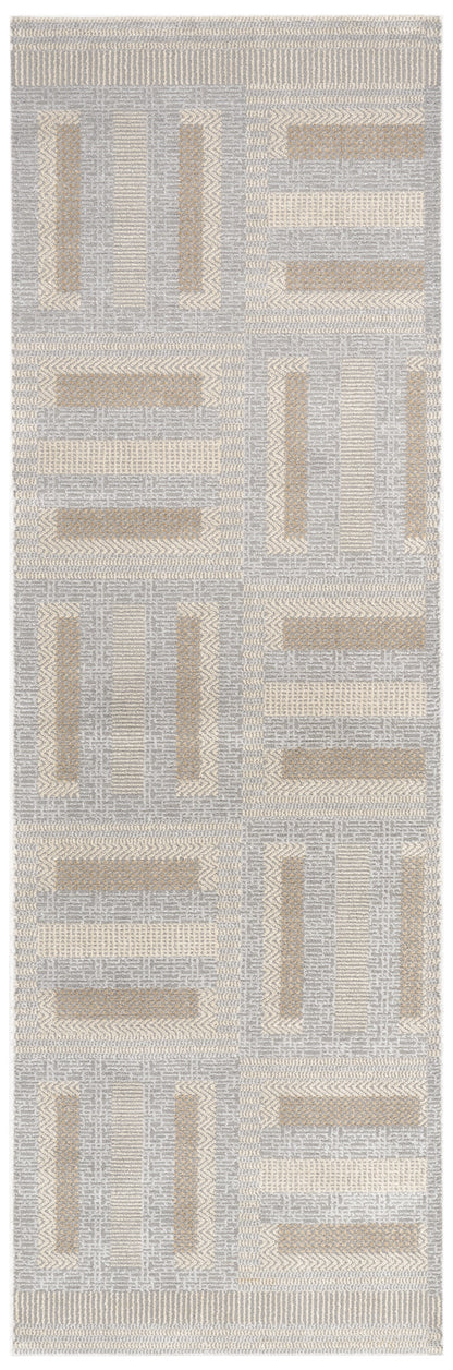 Nourison Home Nordic NRC11 Grey Multicolor Contemporary Power-loomed Rug