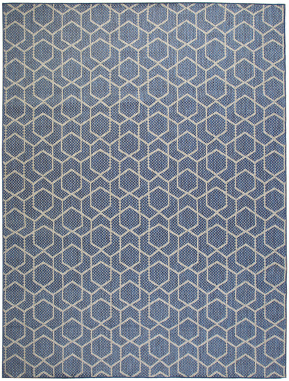 Nourison Home Horizon Indoor/Outdoor HOZ01 Denim Contemporary Power-loomed Rug