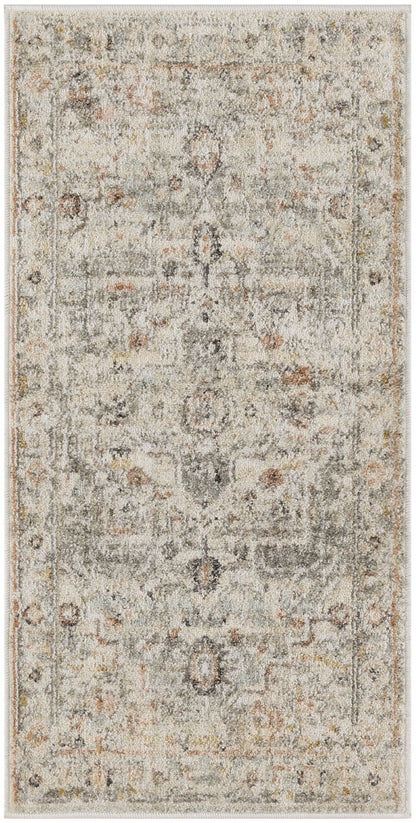 Nourison Home Oushak Home OUS02 Light Grey Traditional Loom-woven Rug
