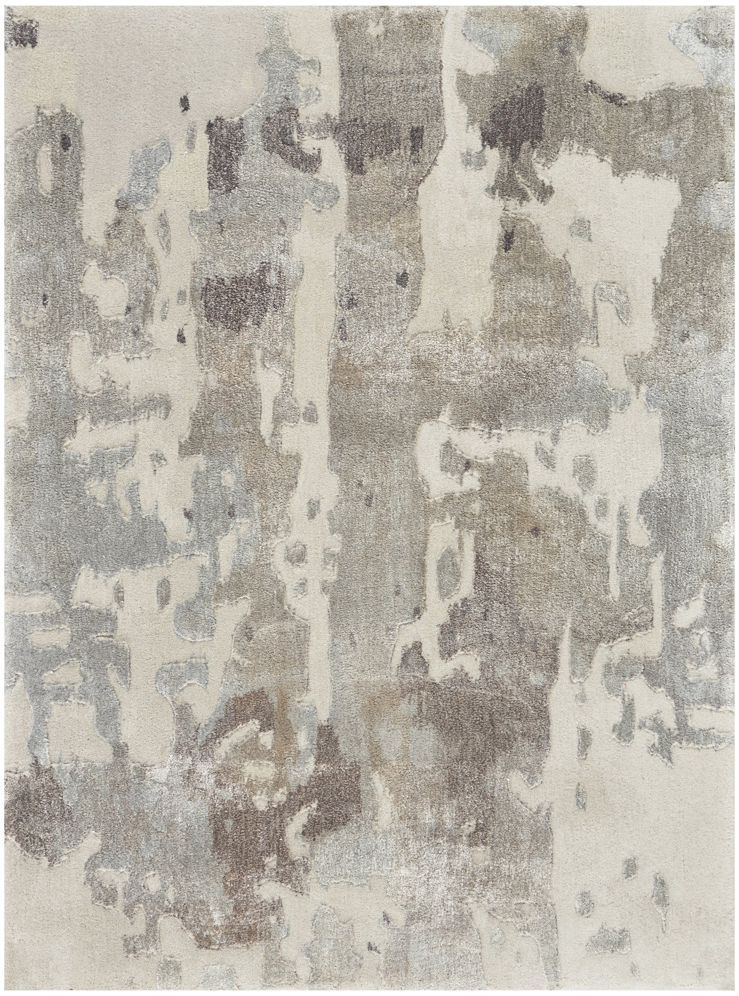 Nourison Home Prismatic PRS12 Silver Grey Contemporary Hand Tufted Rug