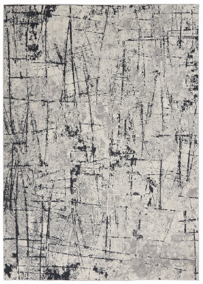 Calvin Klein CK970 Vapor CK972 Ivory Grey Contemporary Power-loomed Rug