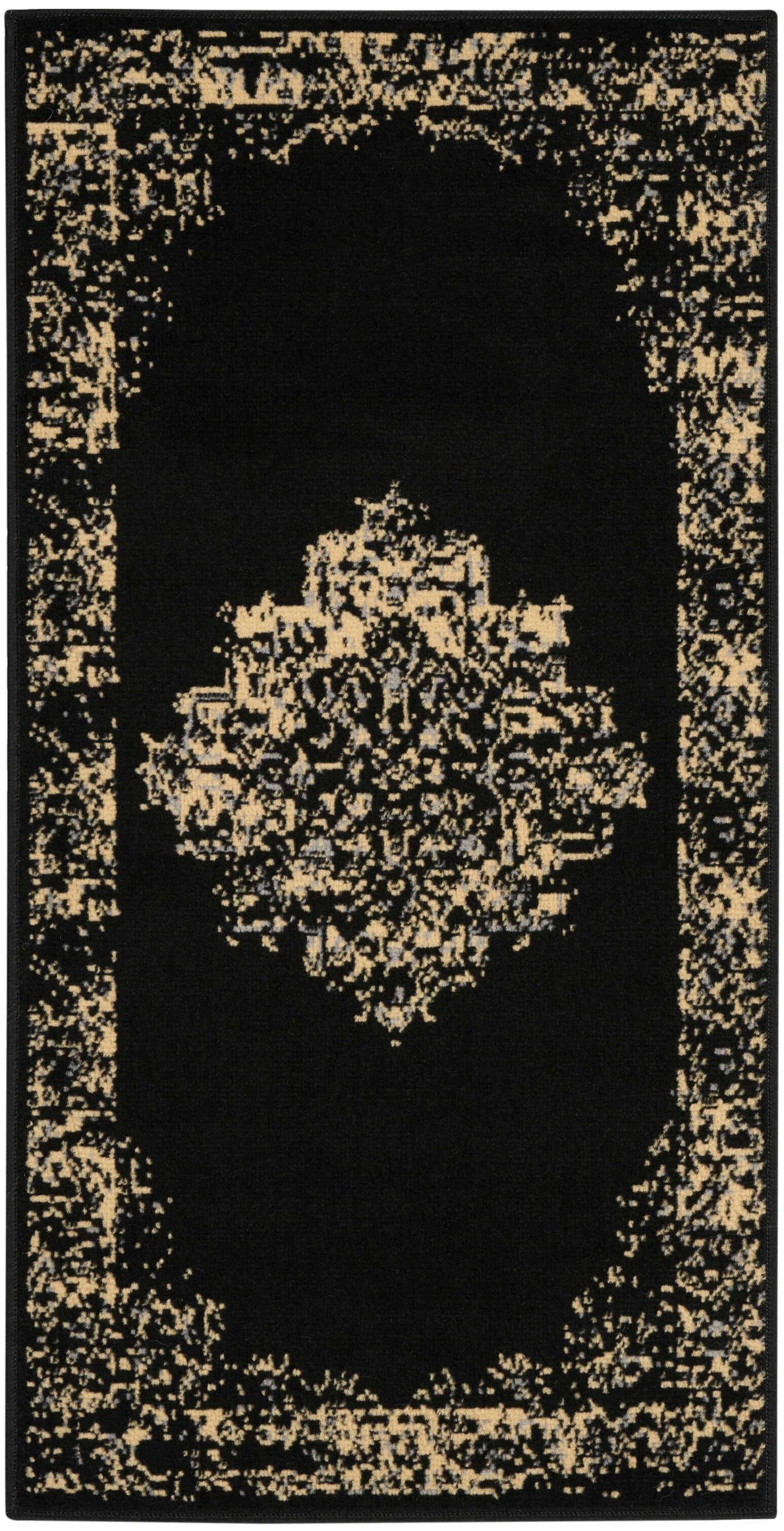 Nourison Home Grafix GRF14 Black Transitional Power-loomed Rug