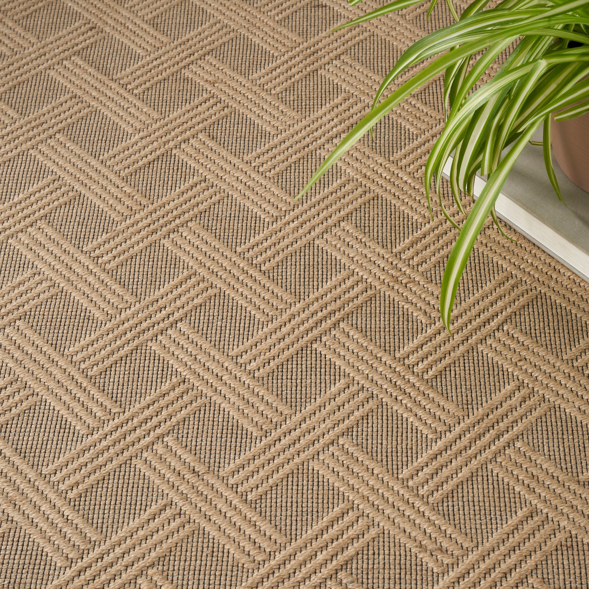 Nourison Home Washable Jute  Natural  Contemporary