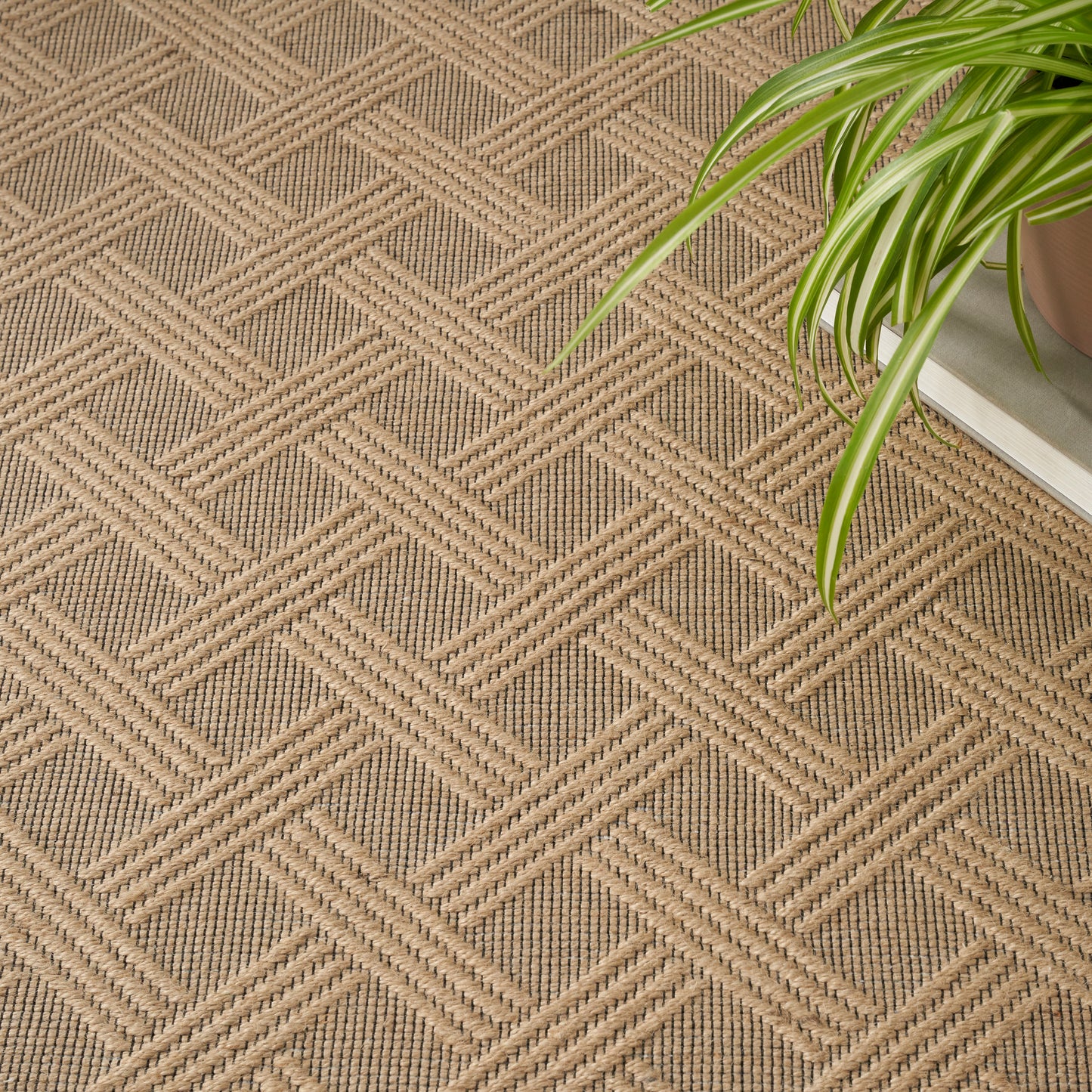 Nourison Home Washable Jute  Natural  Contemporary