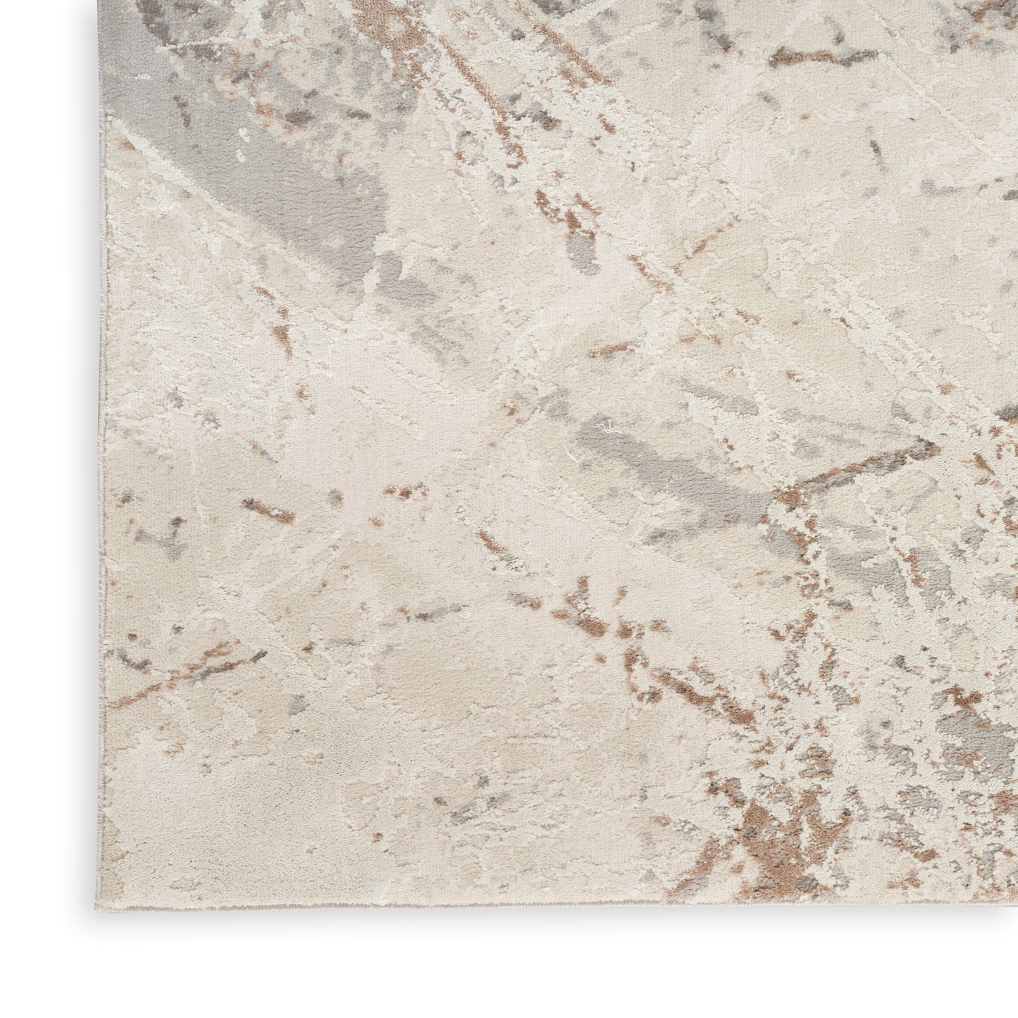 Nourison Home Desire  Cream Grey  Contemporary