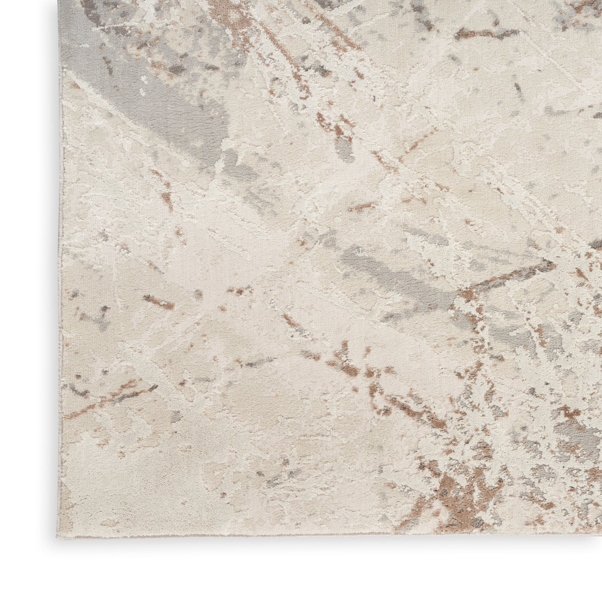 Nourison Home Desire  Cream Grey  Contemporary