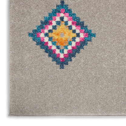 Nourison Home Passion  Grey Multicolor  Transitional