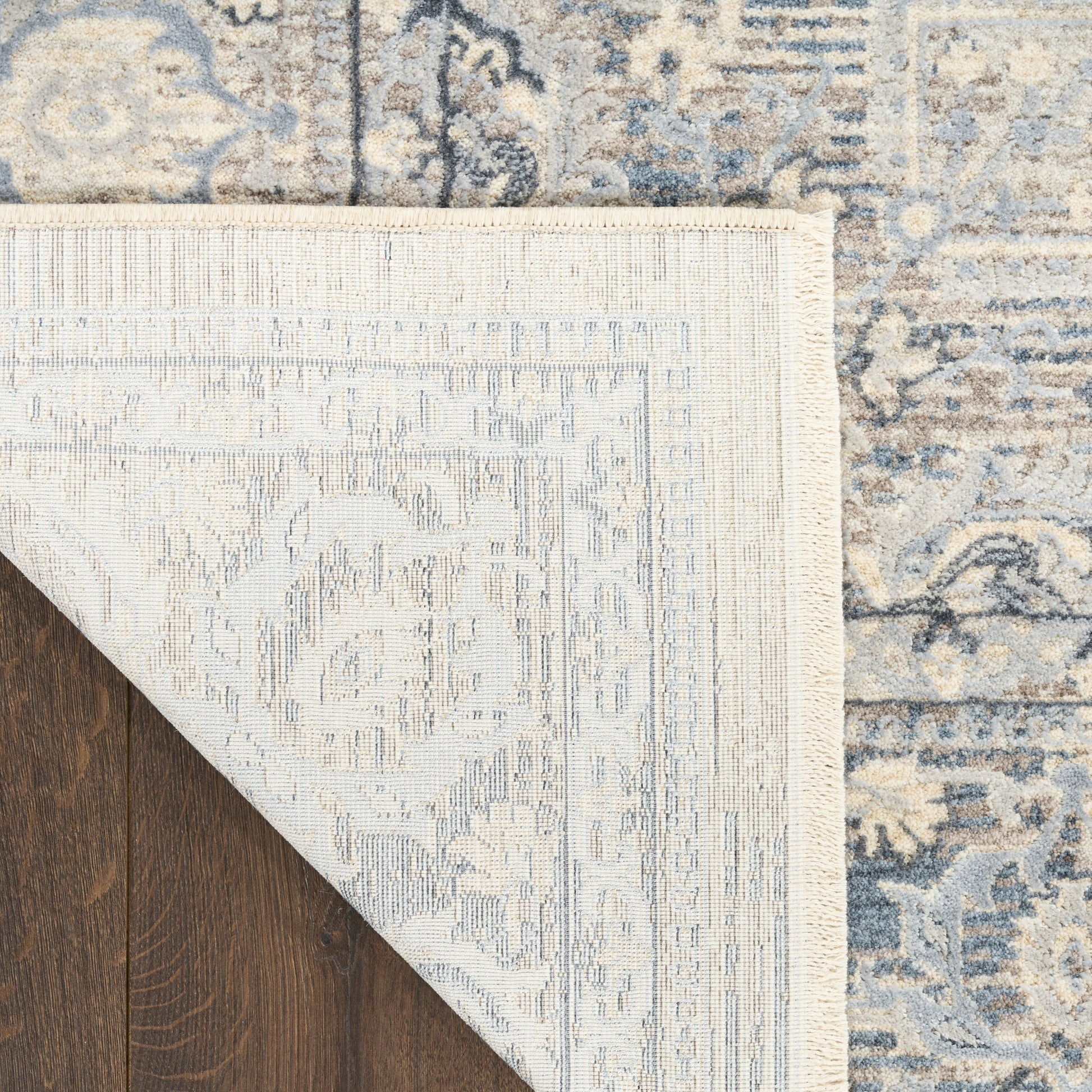 Nourison Home Sultana  Ivory Blue  Traditional