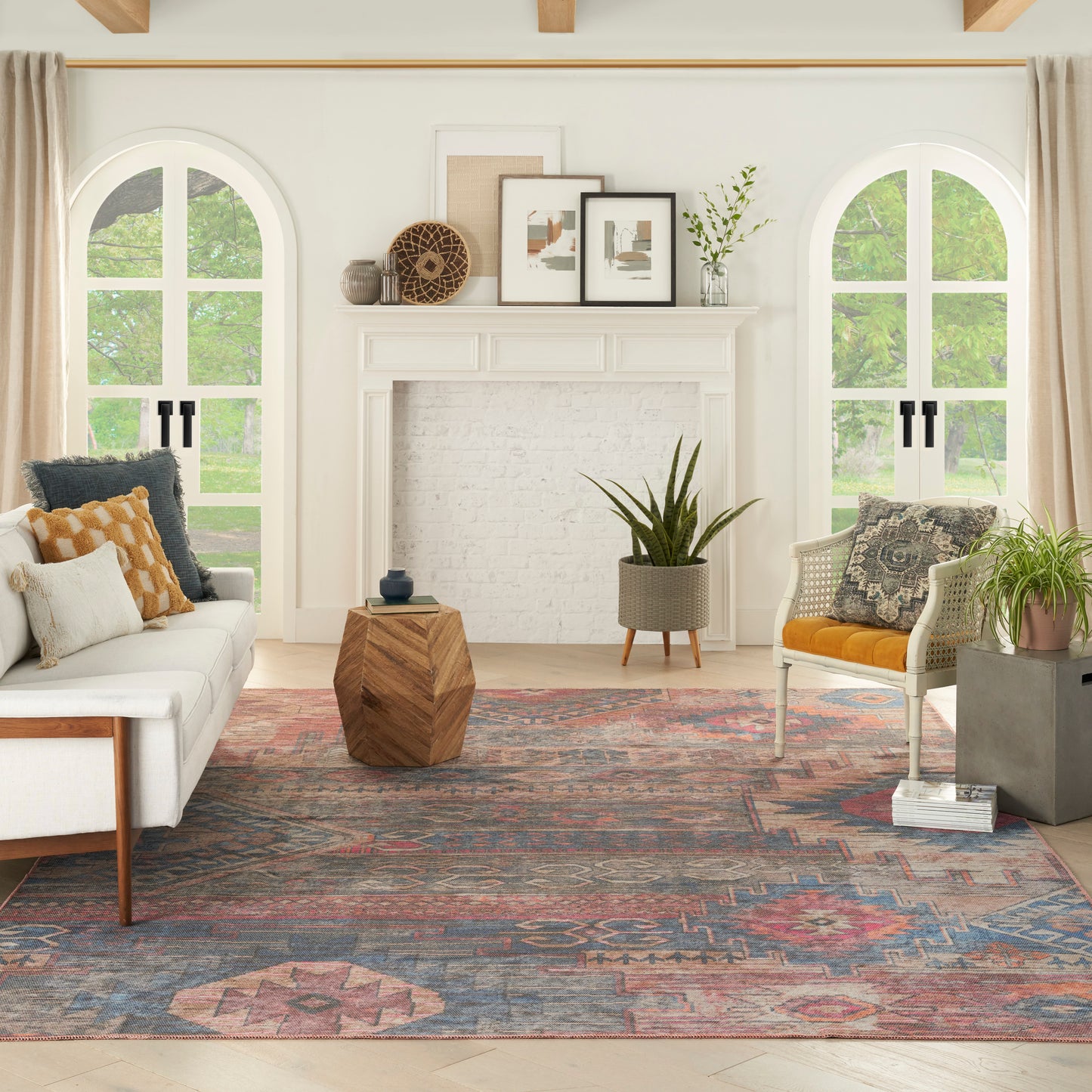 Nourison Home New Concept Washables  Multicolor  Transitional