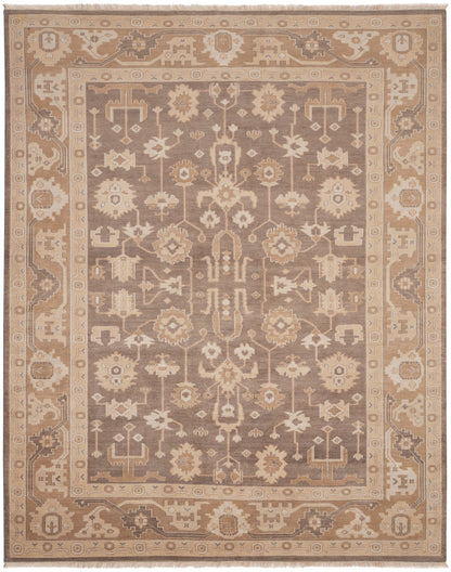 Nourison Home Aldora ALD06 Mocha Traditional Hand Knotted Rug