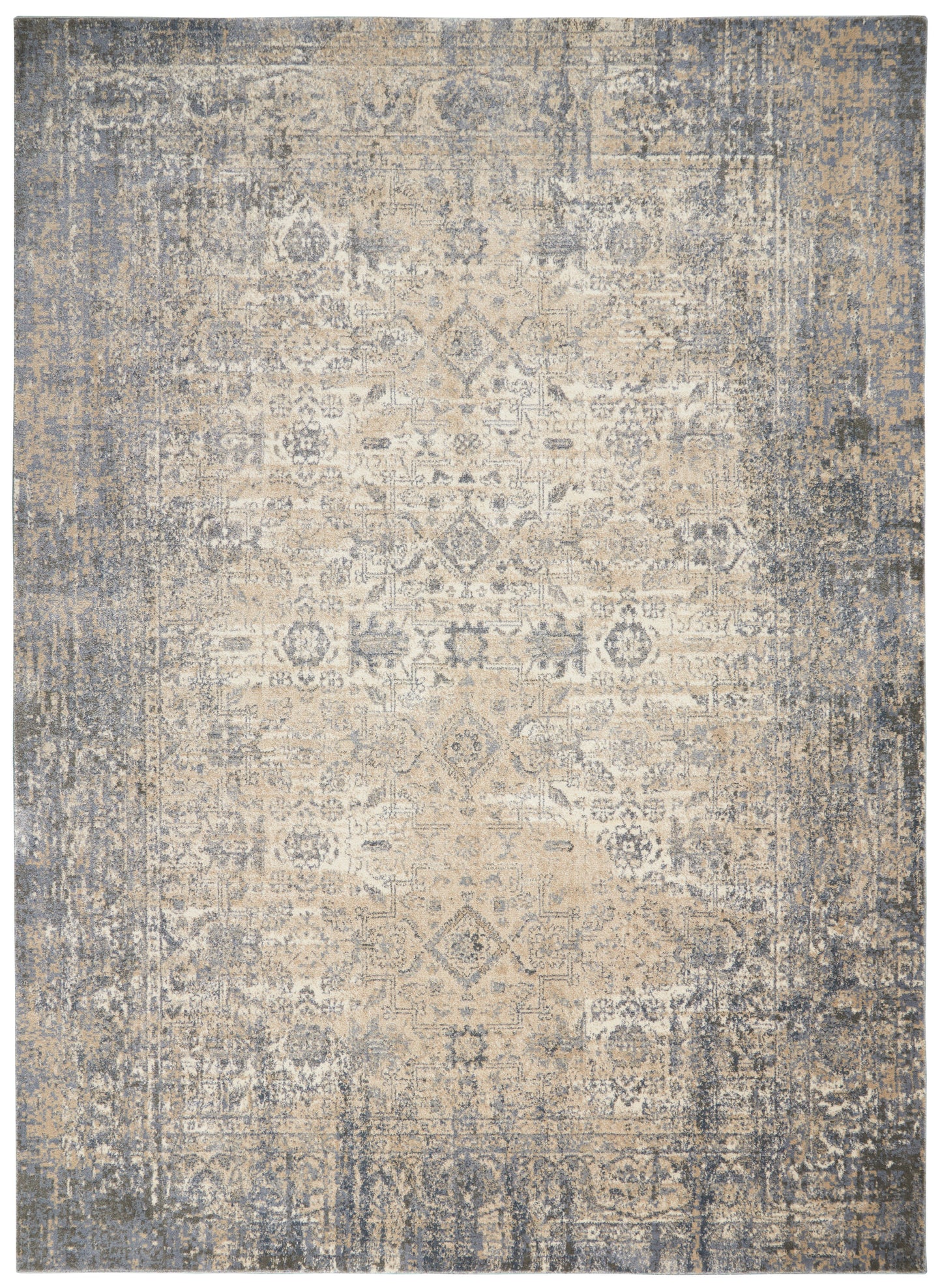 Nourison Home Moroccan Celebration  Ivory Slate  Traditional