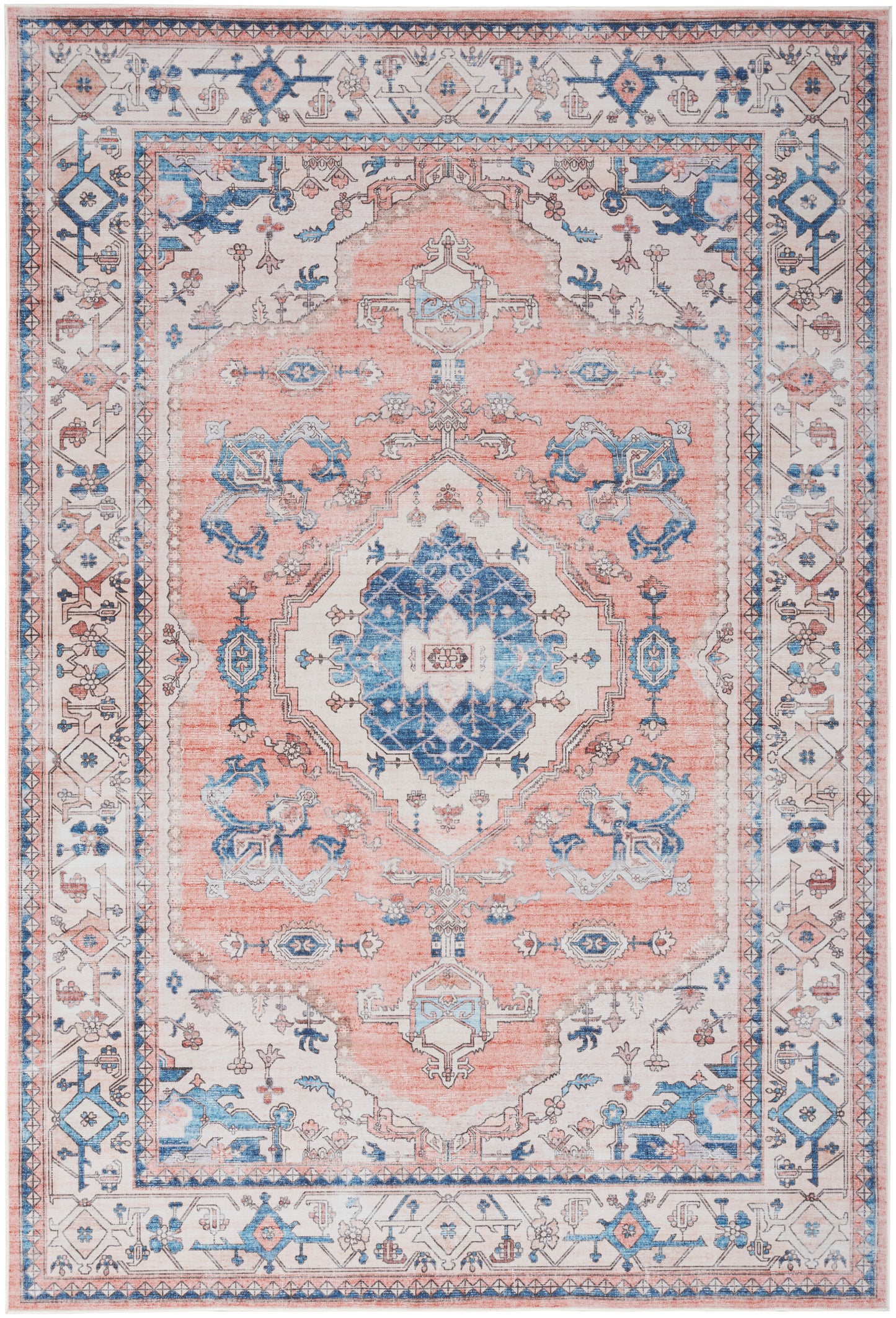 Nourison Home Fulton  Coral  Traditional