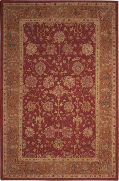 Nourison Home Heritage Hall  Brick  Traditional