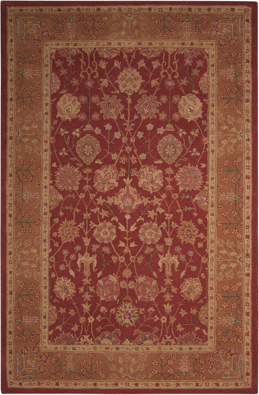 Nourison Home Heritage Hall  Brick  Traditional