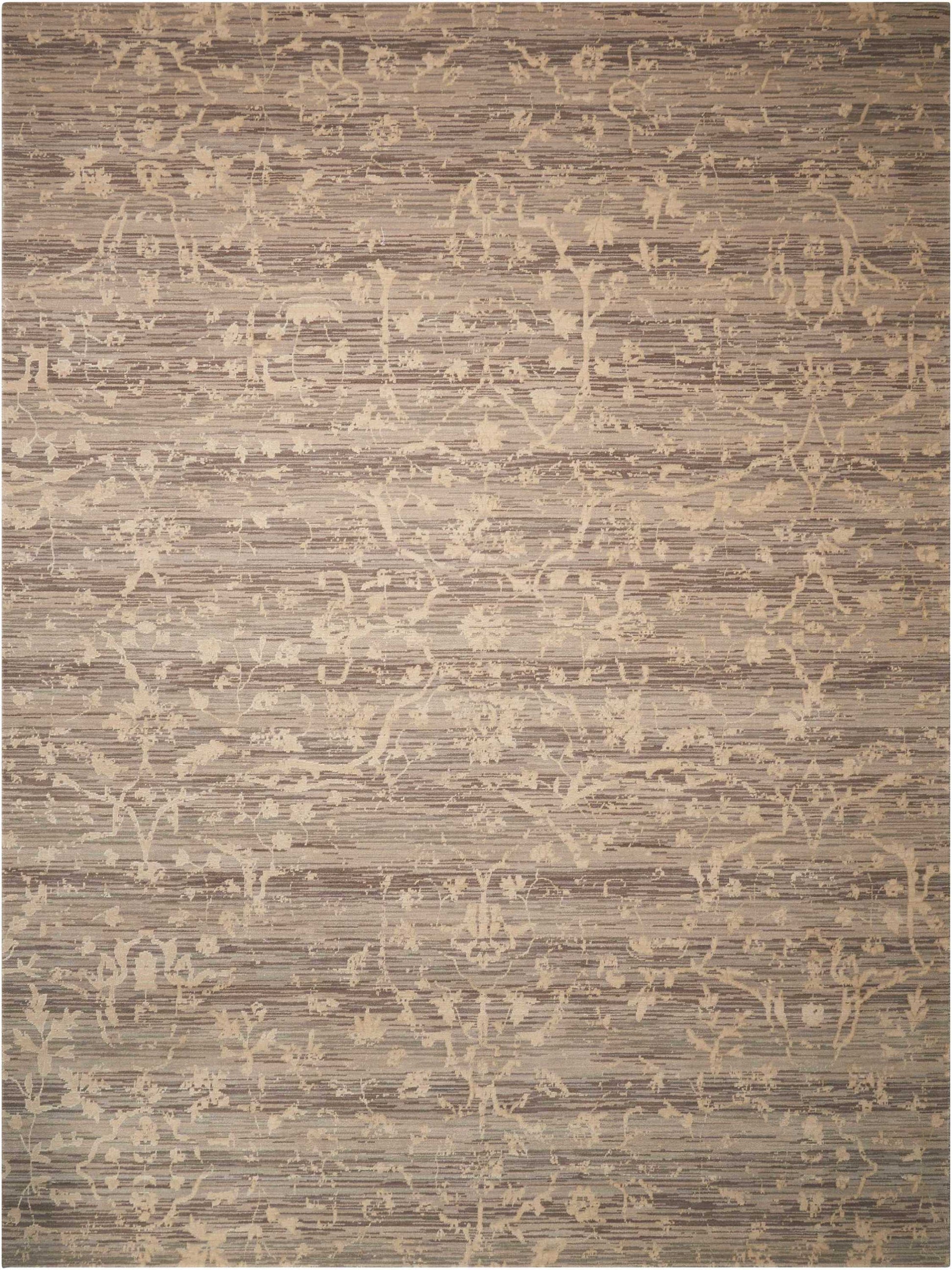 Nourison Home Silk Elements  Taupe  Traditional