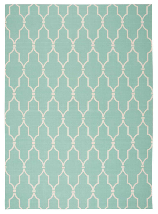 Nourison Home Home & Garden  Aqua  Transitional