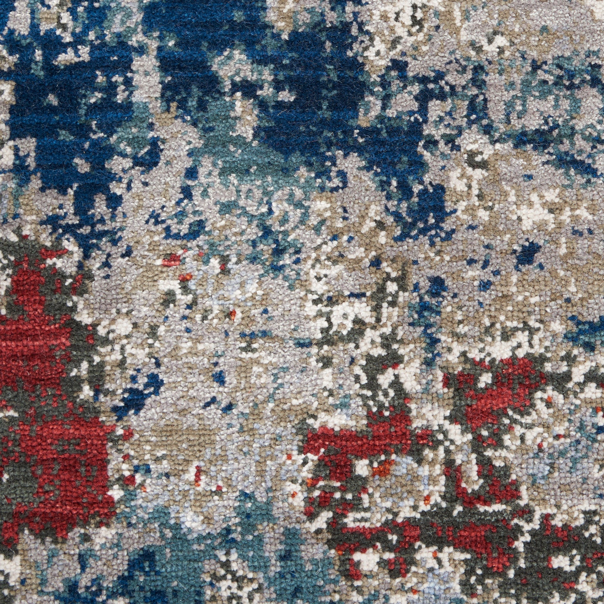 Nourison Home Artworks  Navy Brick  Contemporary
