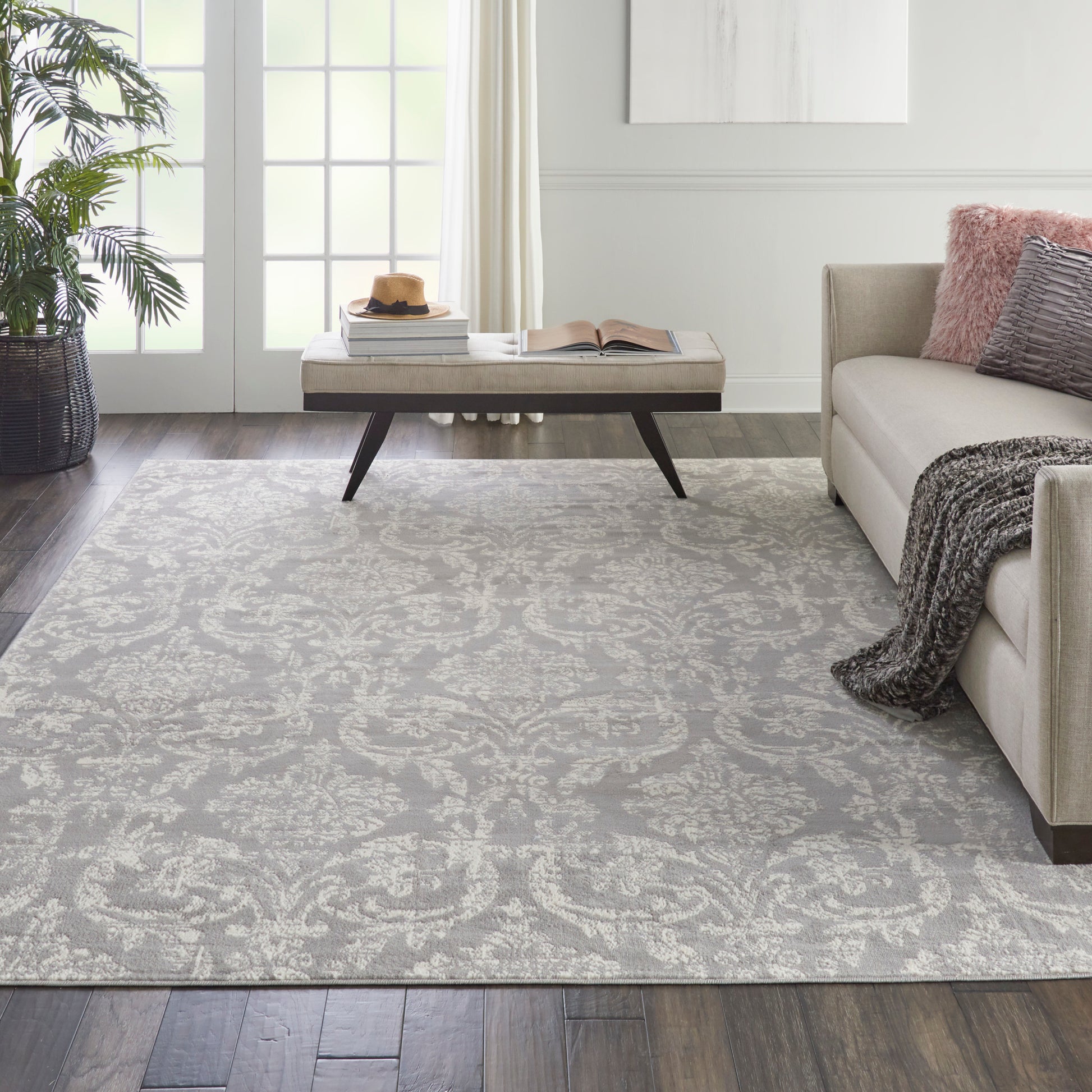 Nourison Home Jubilant  Grey  Transitional