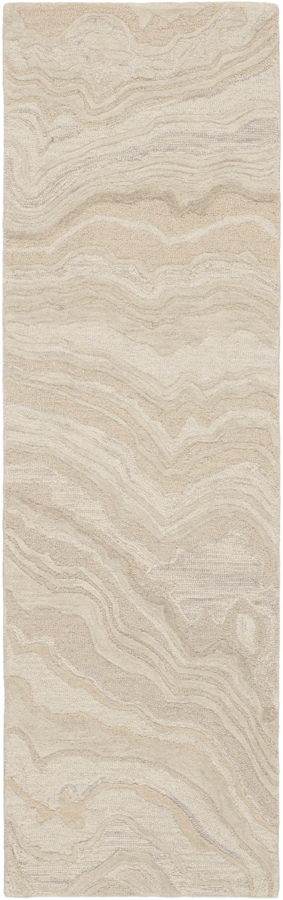 Nourison Home Graceful GRU01 Beige Contemporary Hand Tufted Rug