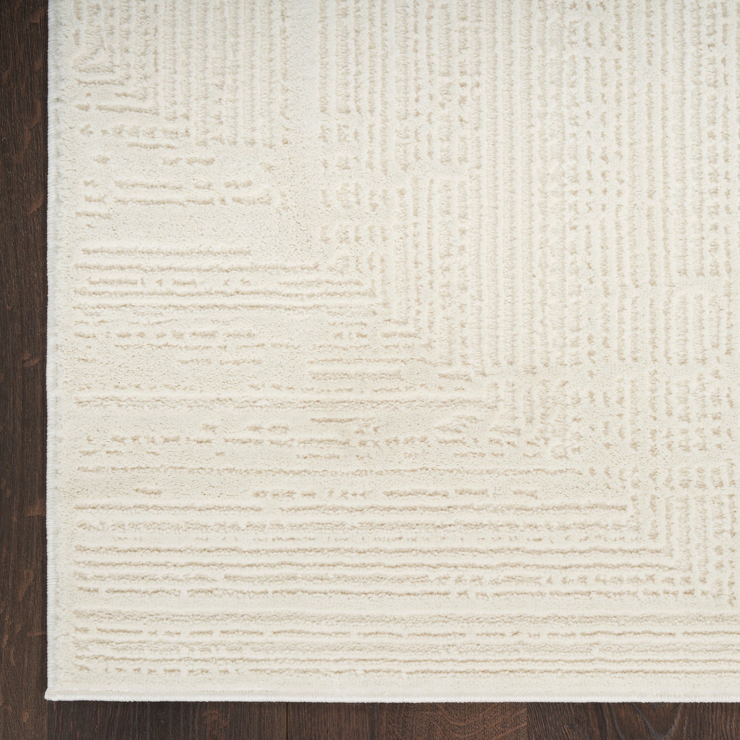 Nourison Home Sustainable Trends  Ivory  Contemporary