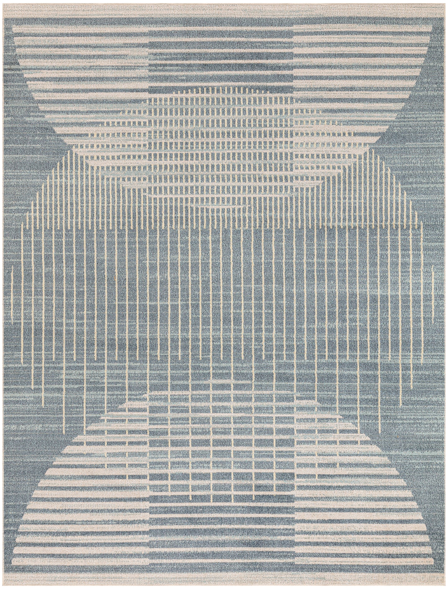 Nourison Home Astra Machine Washable ASW03 Blue Contemporary Power-loomed Rug