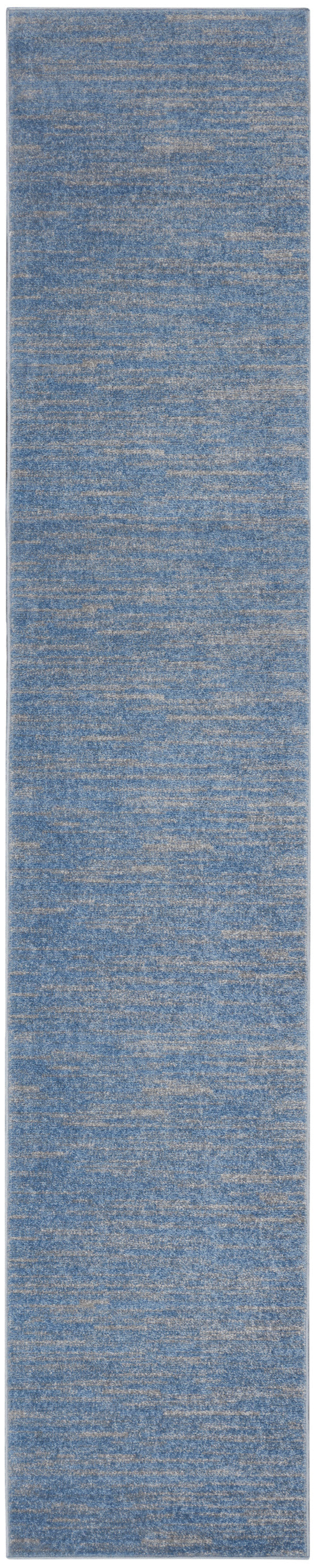 Nourison Home Nourison Essentials NRE01 Blue Grey Contemporary Power-loomed Rug