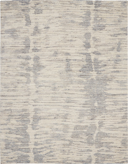 Nourison Home OCEAN OCP03 Ivory Slate Contemporary Knotted Rugs
