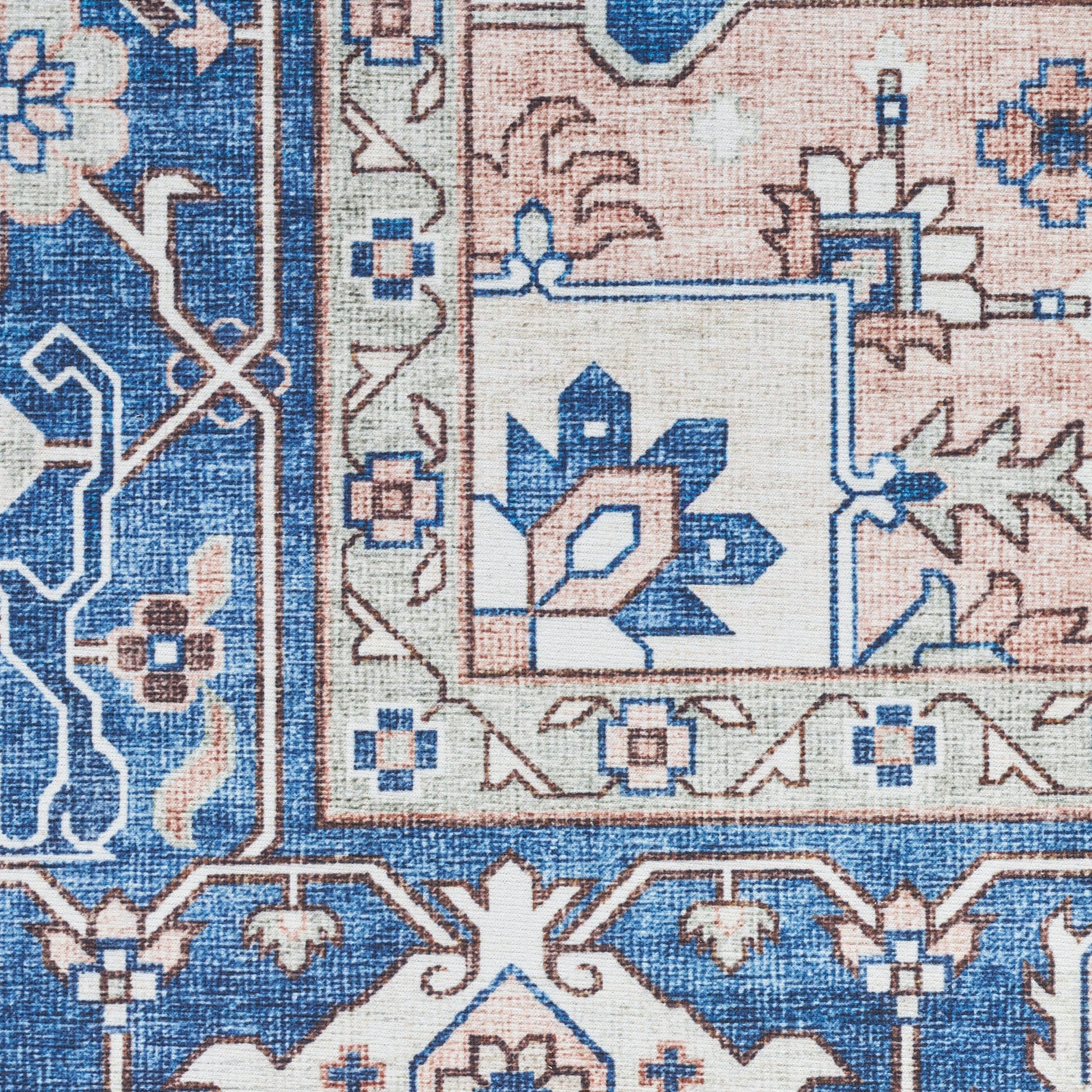 Nourison Home Fulton  Navy Ivory  Traditional