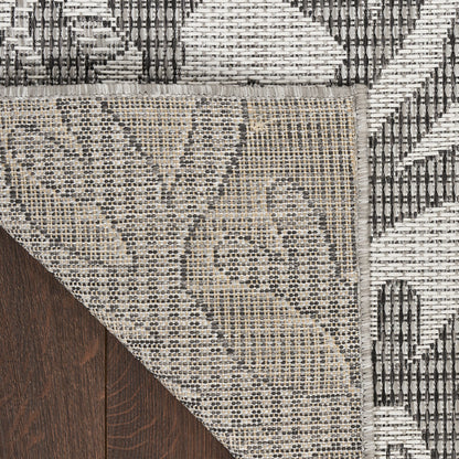 Nourison Home Garden Oasis  Grey  Contemporary