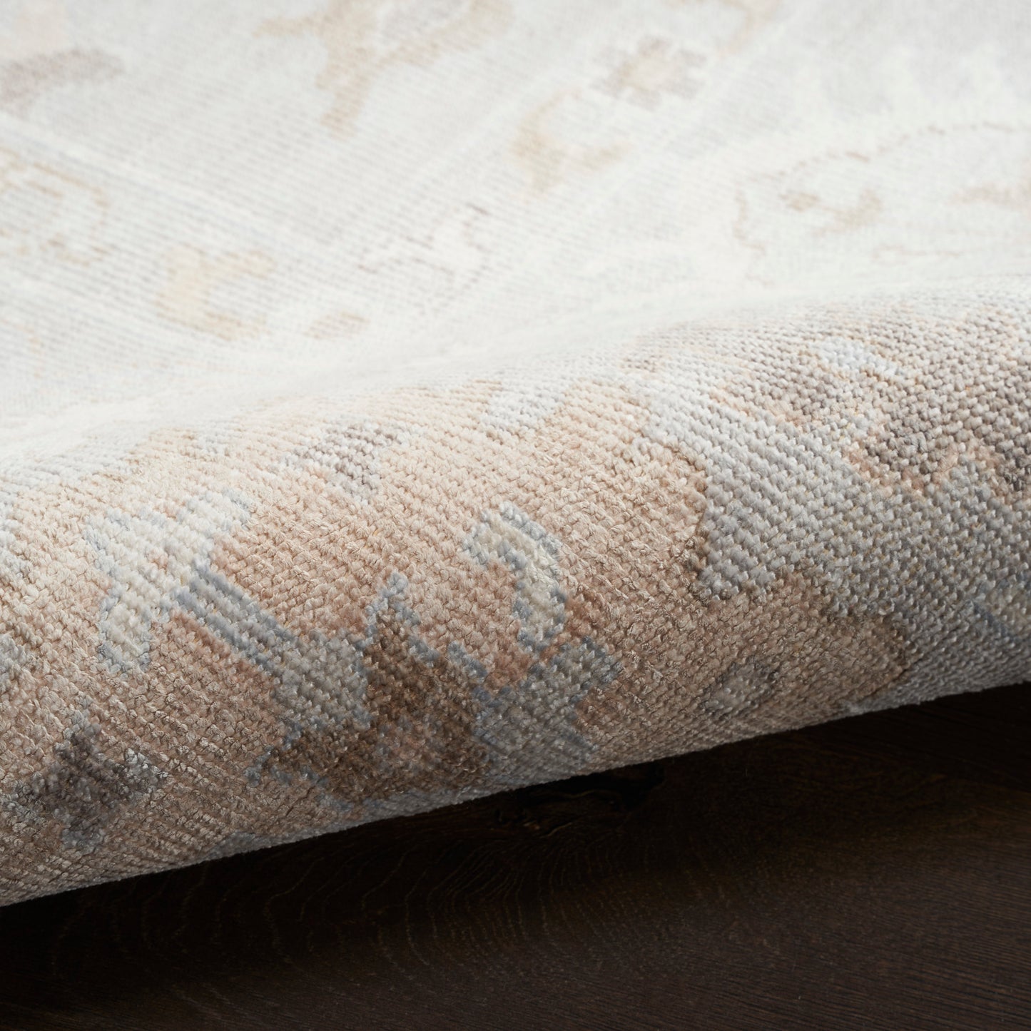 Nourison Home Aldora  Silver Blue  Traditional