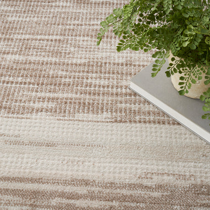 Nourison Home Serenity Home  Mocha Ivory  Contemporary