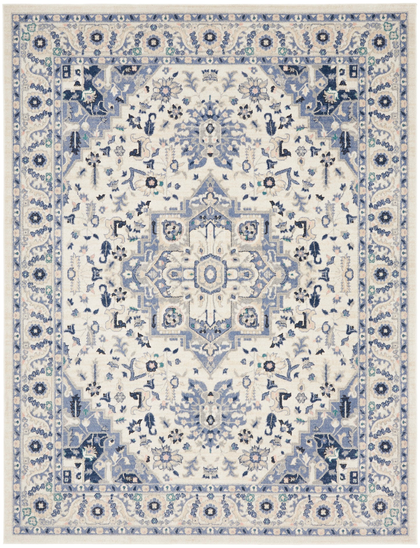 Nourison Home Passion  Ivory Grey  Traditional