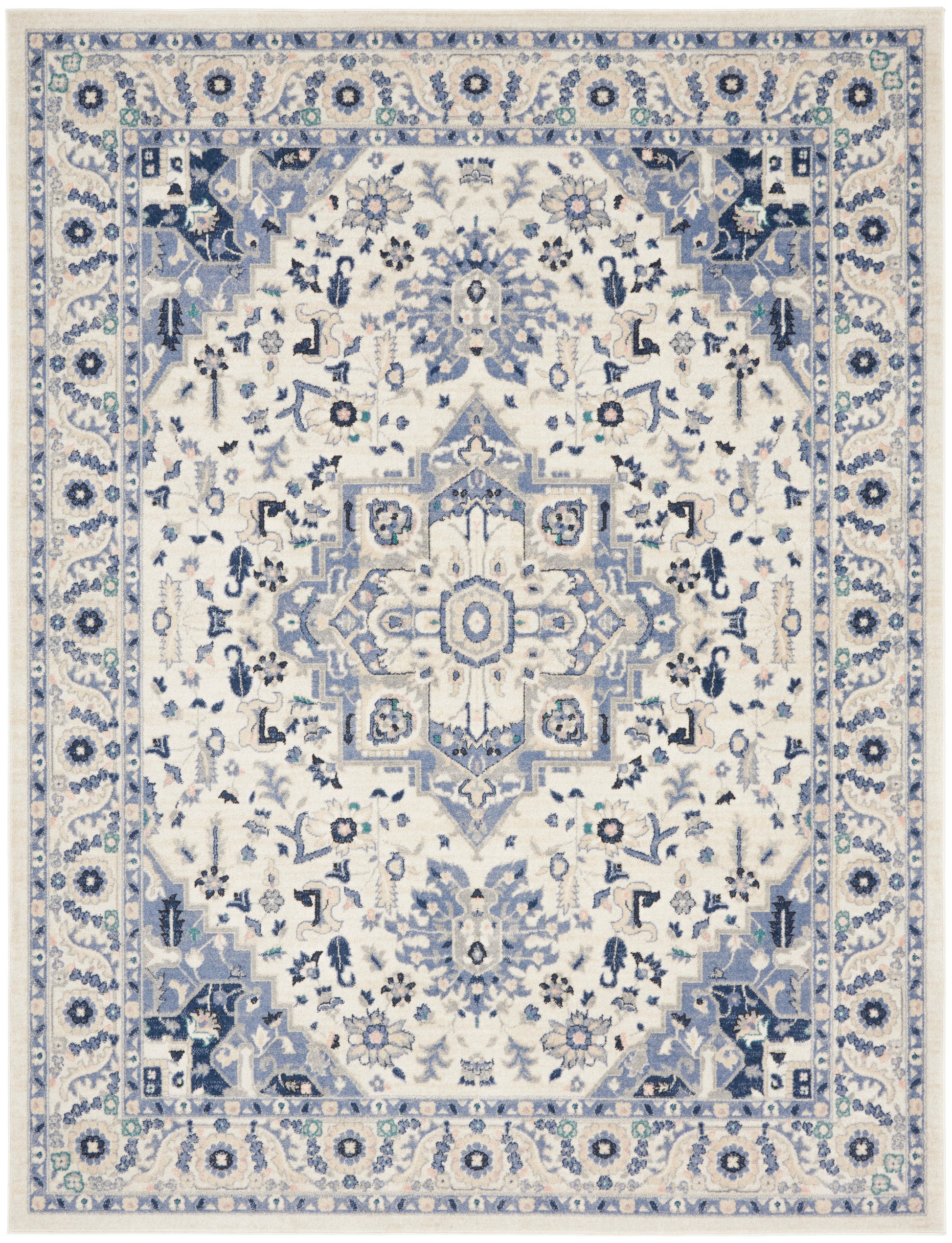 Nourison Home Passion  Ivory Grey  Traditional