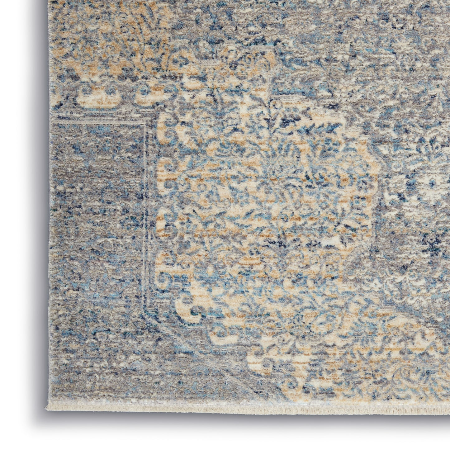 Nourison Home Lustrous Weave  Blue Grey  