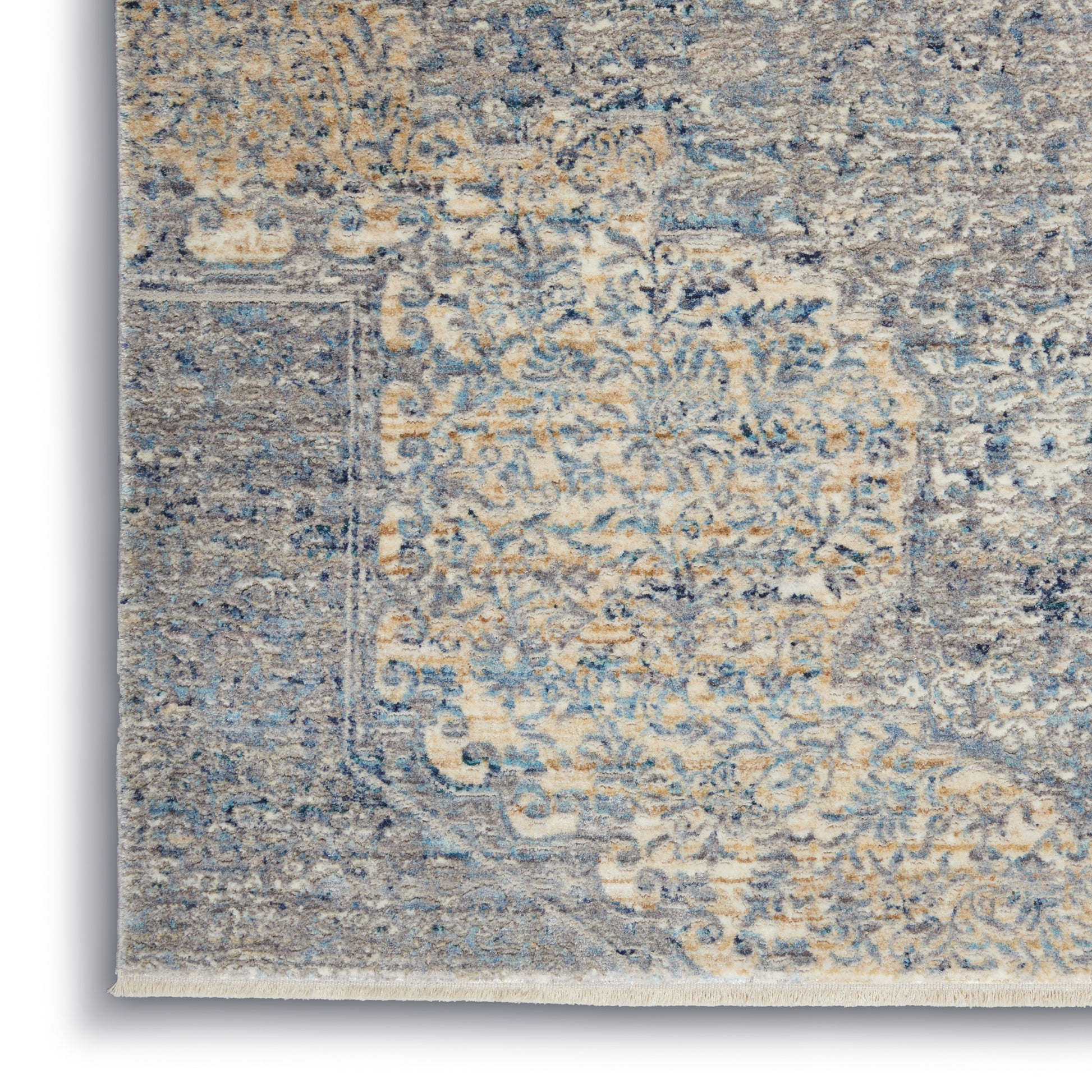 Nourison Home Lustrous Weave  Blue Grey  