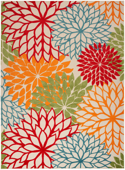 Nourison Home Aloha ALH05 Green Contemporary Power-loomed Rugs