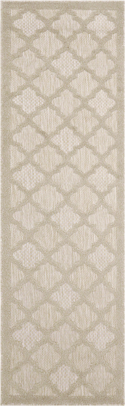 Nourison Home Easy Care NES01 Cream Contemporary Flat Weave Rug