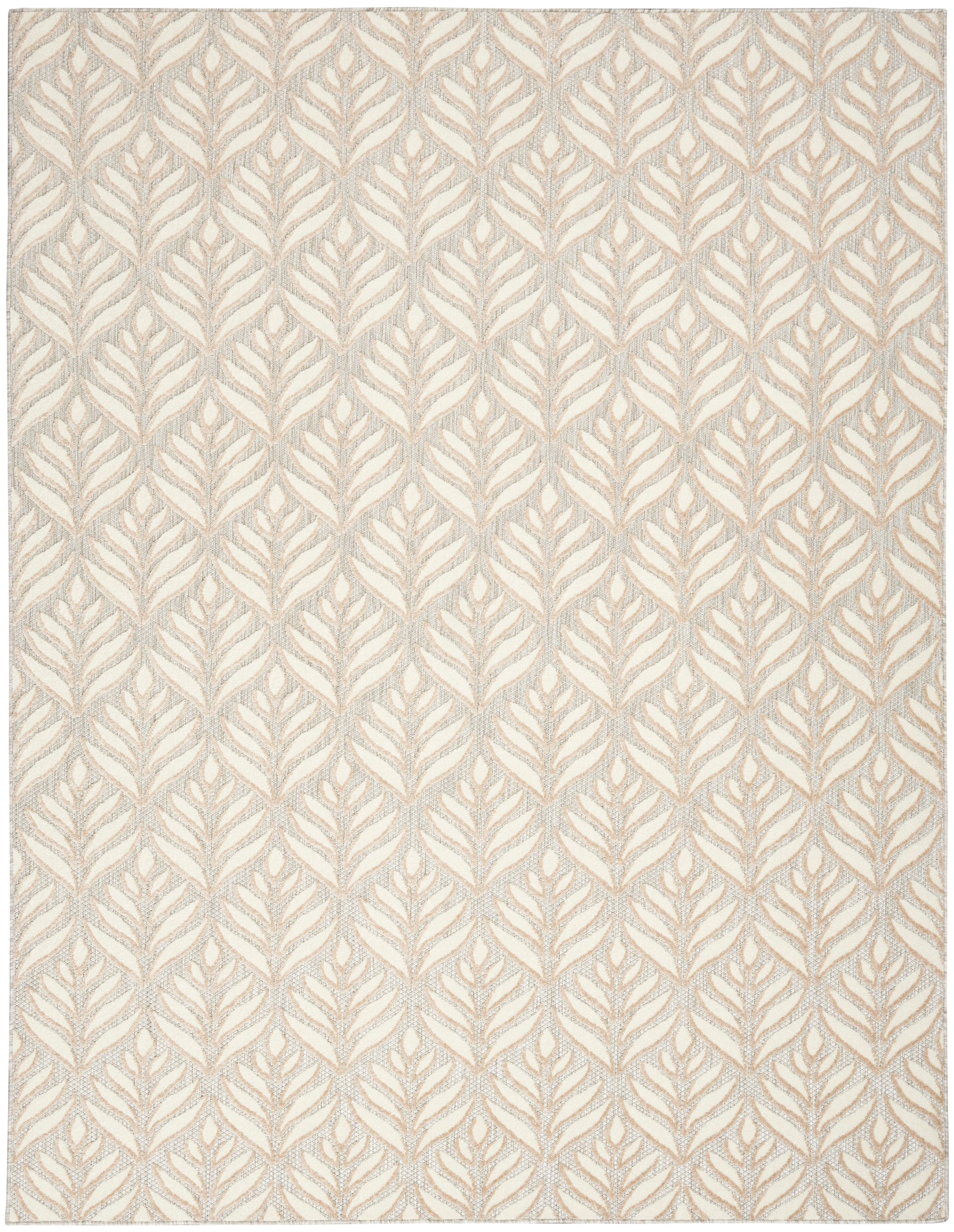 Nourison Home Aloha  Ivory Grey  Contemporary