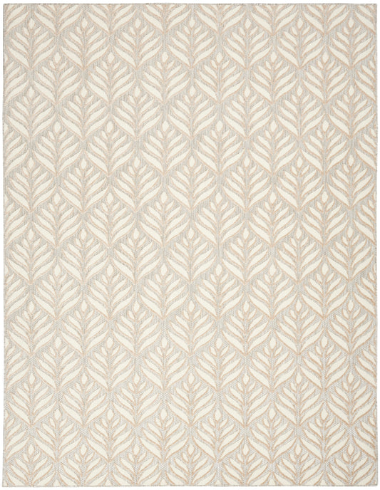 Nourison Home Aloha  Ivory Grey  Contemporary