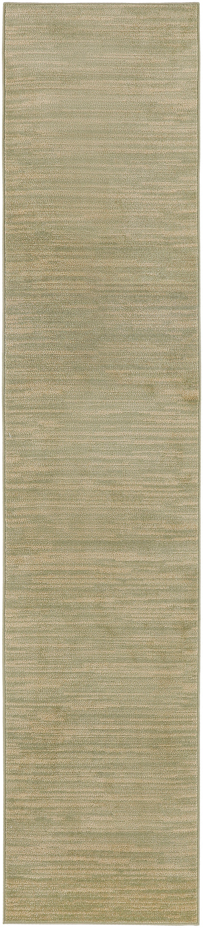 Nourison Home Nourison Essentials NRE01 Green Gold Contemporary Power-loomed Rug