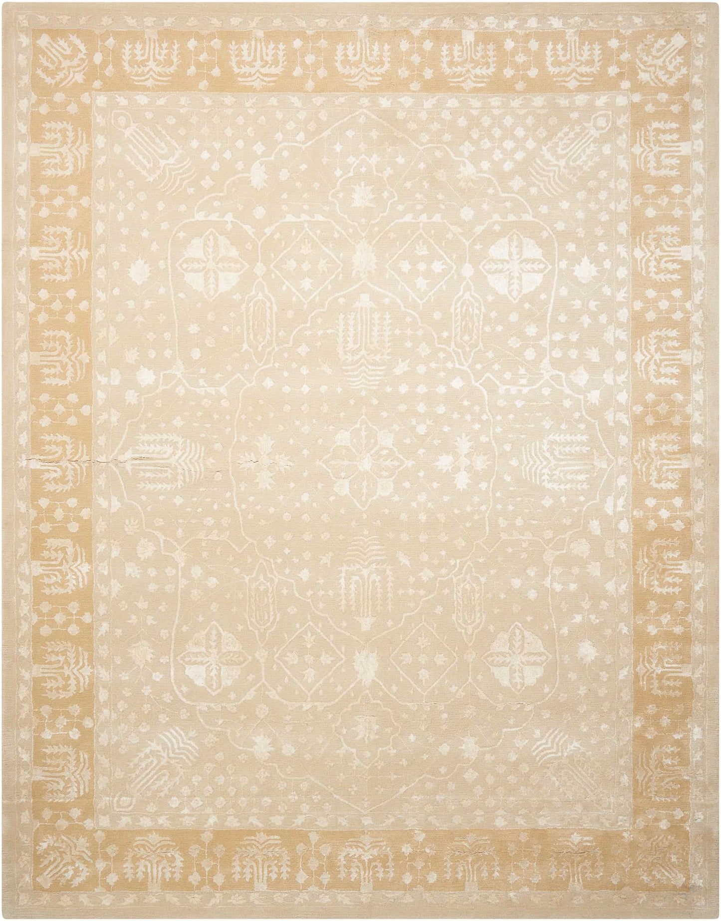Nourison Home Symphony SYM09 Gold Oak Traditional Tufted Rug