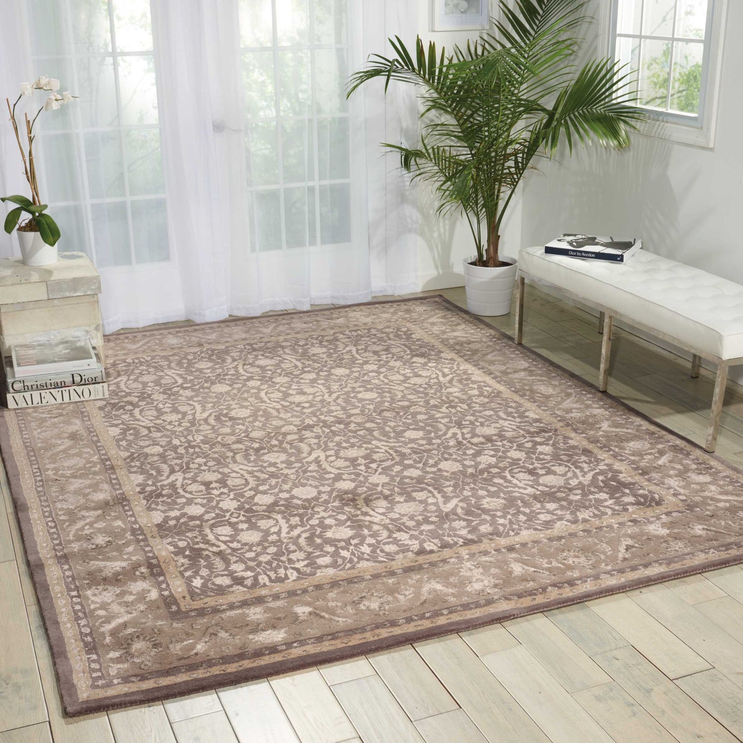 Nourison Home Symphony  Grey  Transitional