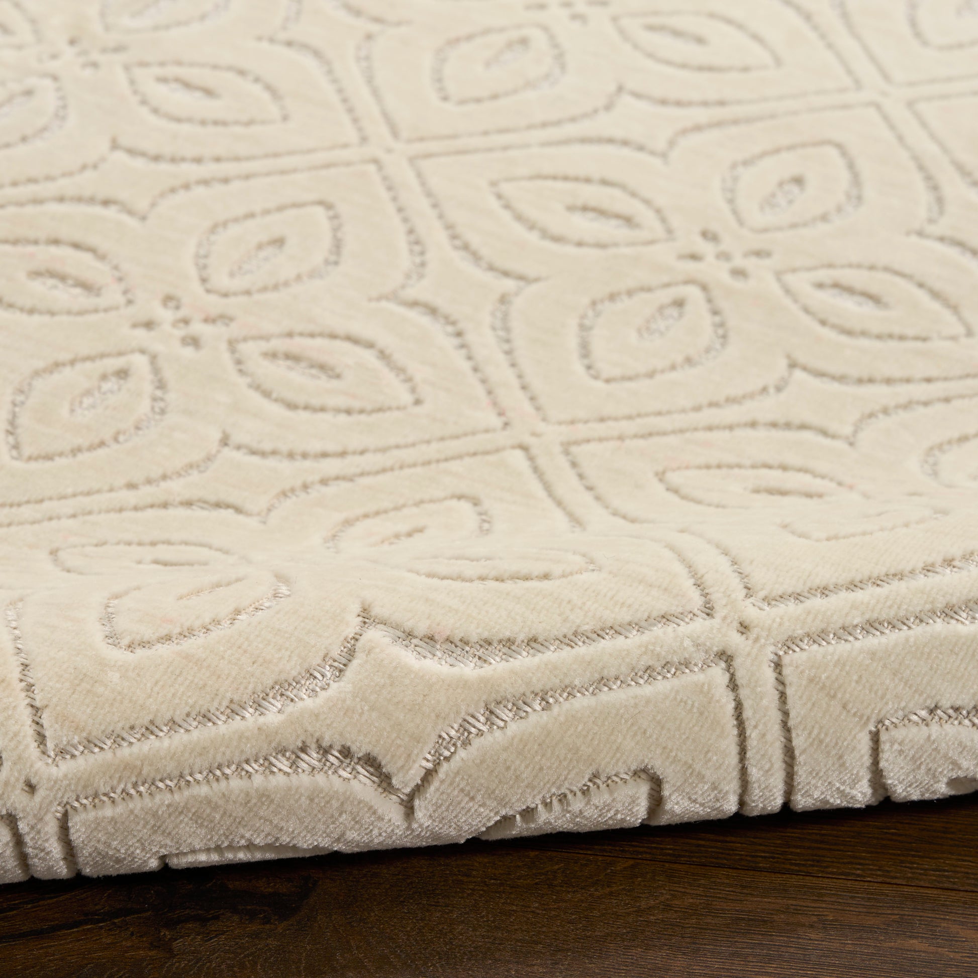 Nourison Home Washable Charm  Ivory  Contemporary