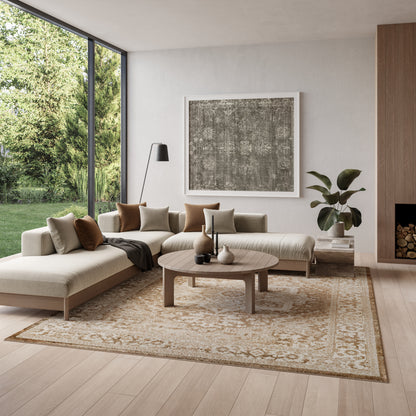 Nourison Home Dekor  Taupe Ivory  Traditional