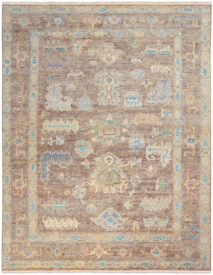 Nourison Home Odessa ODS01 Ivory Mocha Traditional Knotted Rug