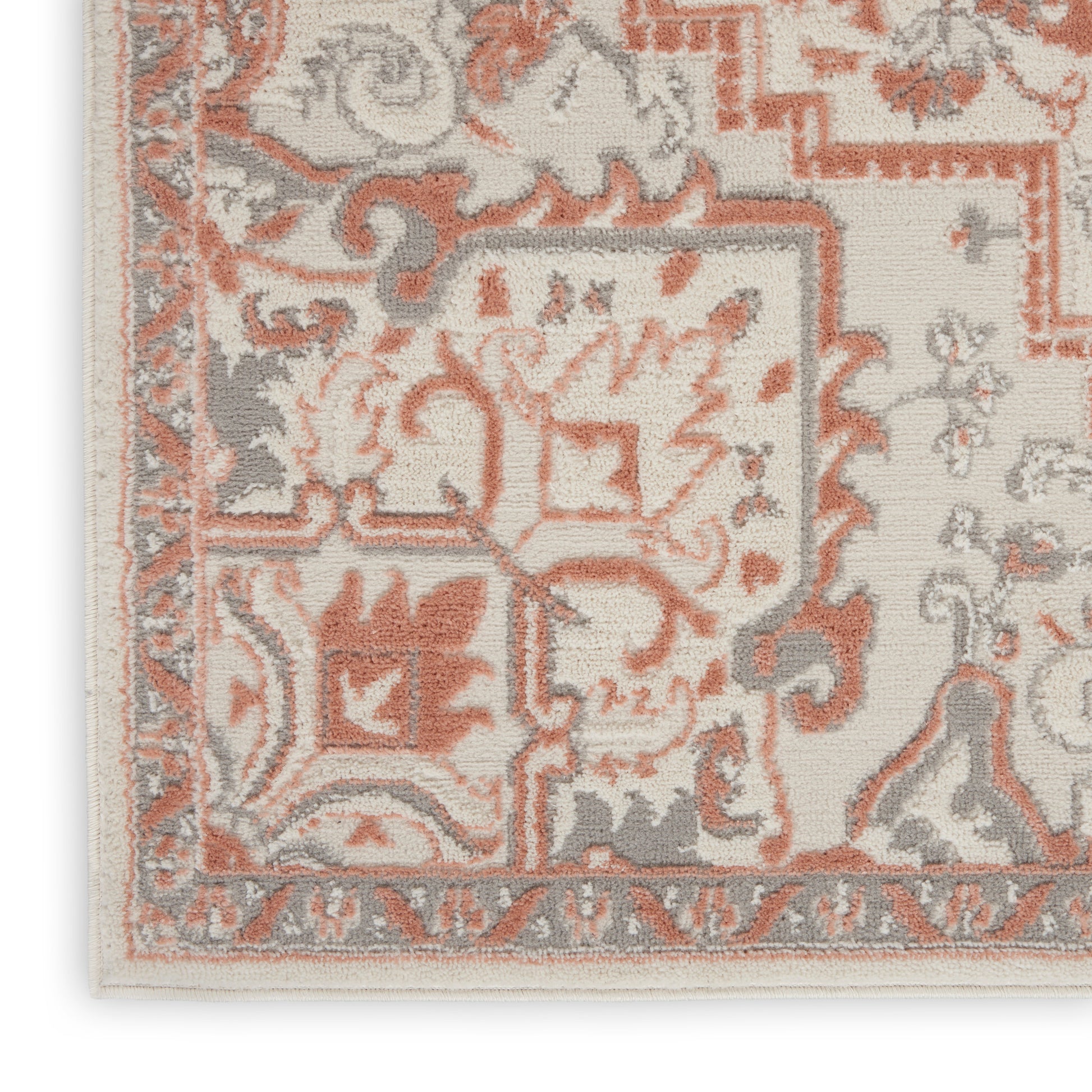 Nourison Home Elation  Ivory Brick  Traditional