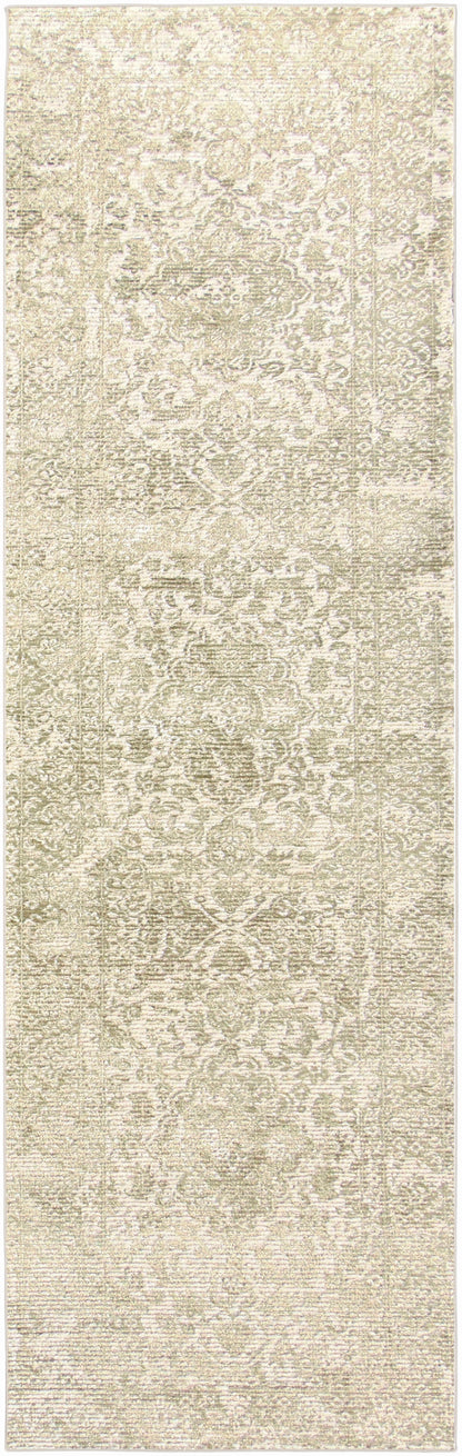 Nourison Home Azalea AZA01 Ivory Sage Traditional Hand Tufted Rug